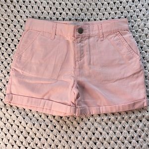 Children place girl shorts
